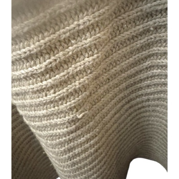 Free People V-Neck Oatmeal Sweater - Picture 5 of 10